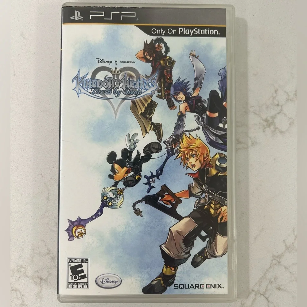 PSP Kingdom Hearts Birth By Sleep Disney Video Game Sony